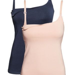 H&M Mama 2 Pack Nursing Tanks - Medium